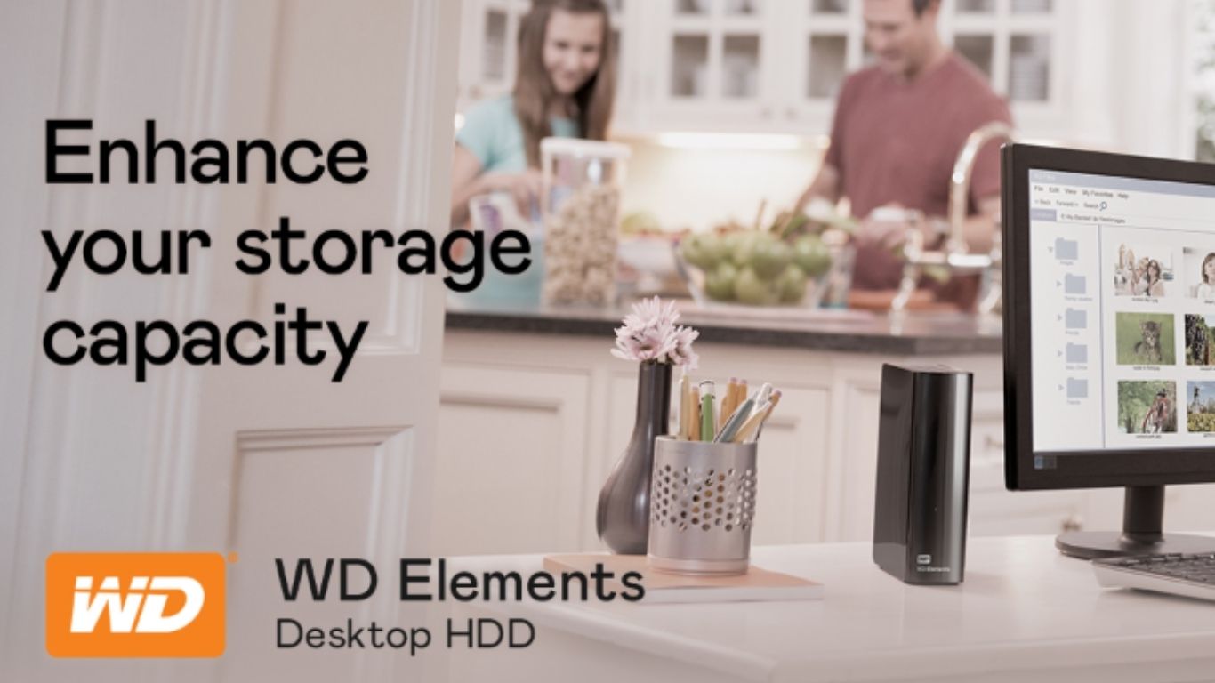 WD 20TB Elements Desktop External Hard Drive